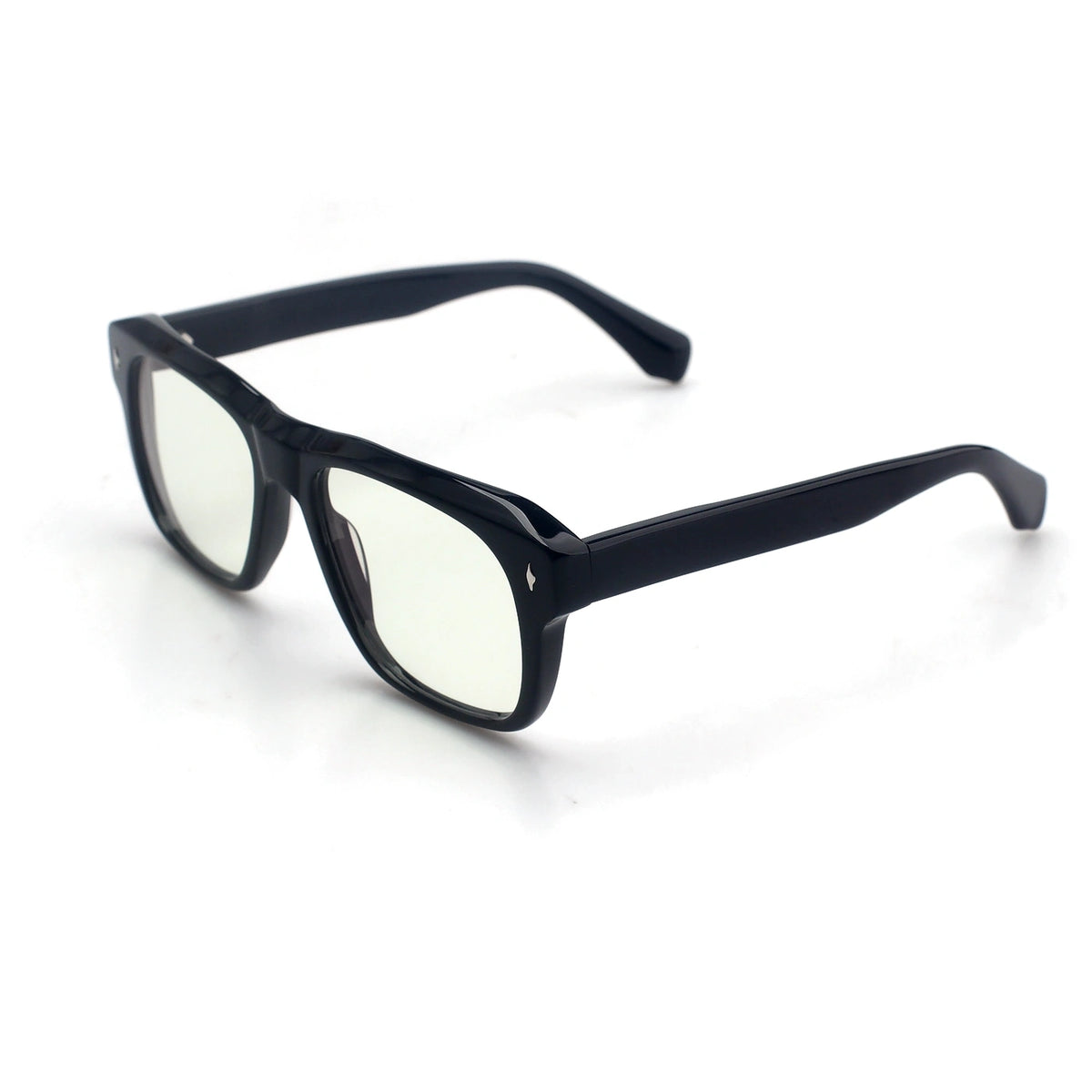 Amalfi square black eyeglasses