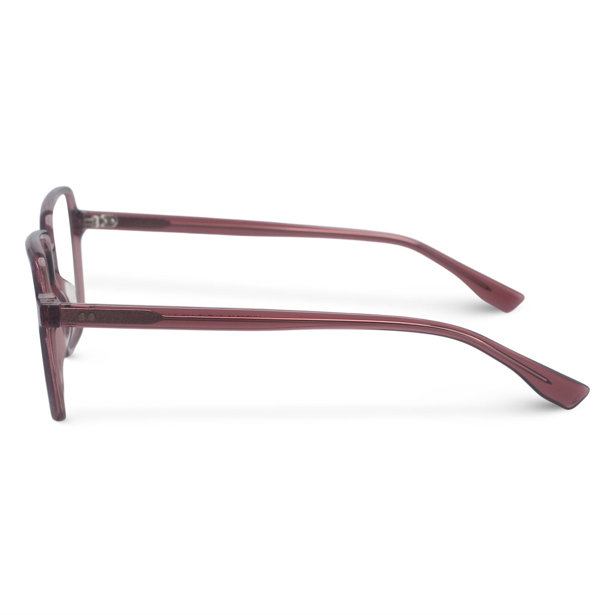 pink square eyeglasses