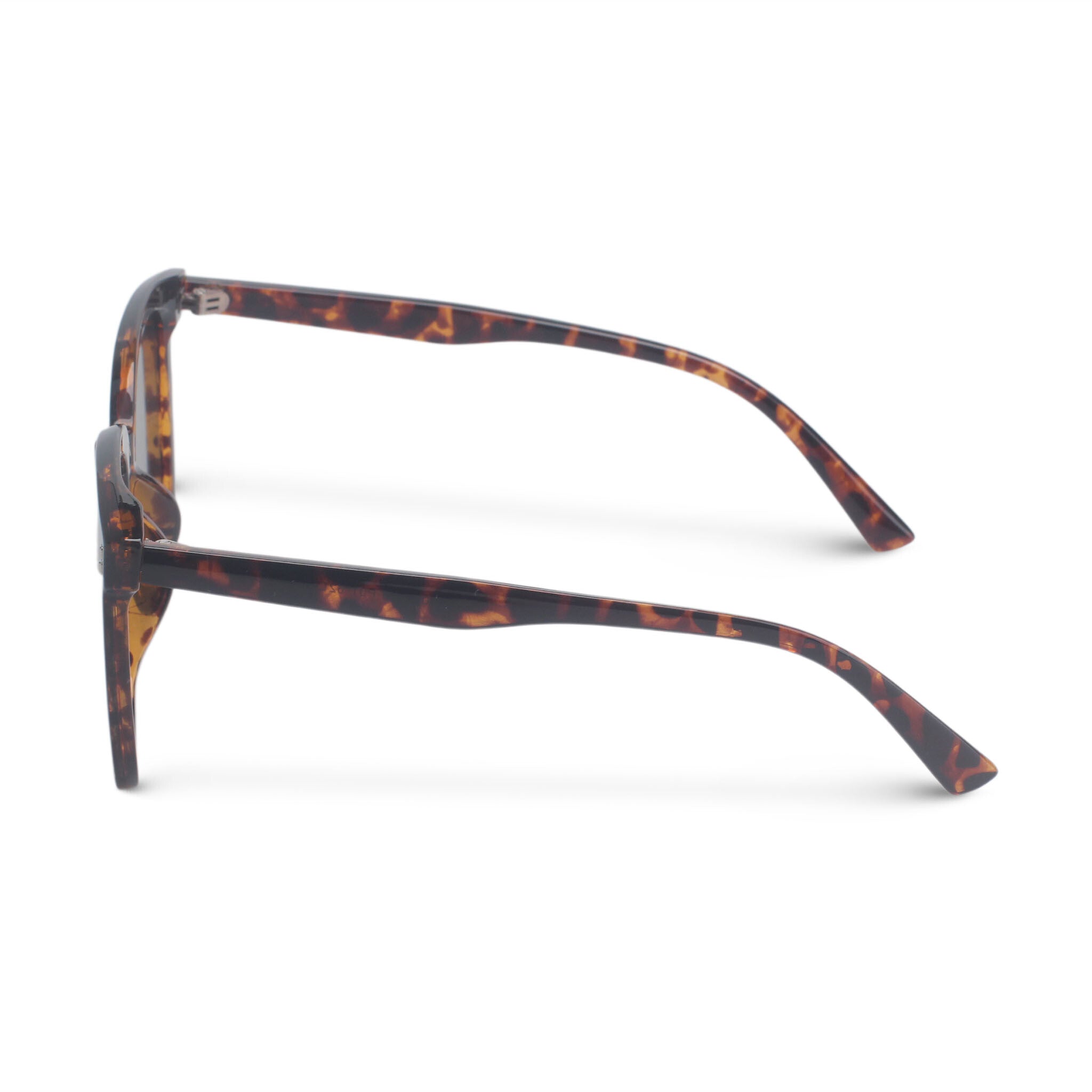 Oversized tortoise square sunglasses