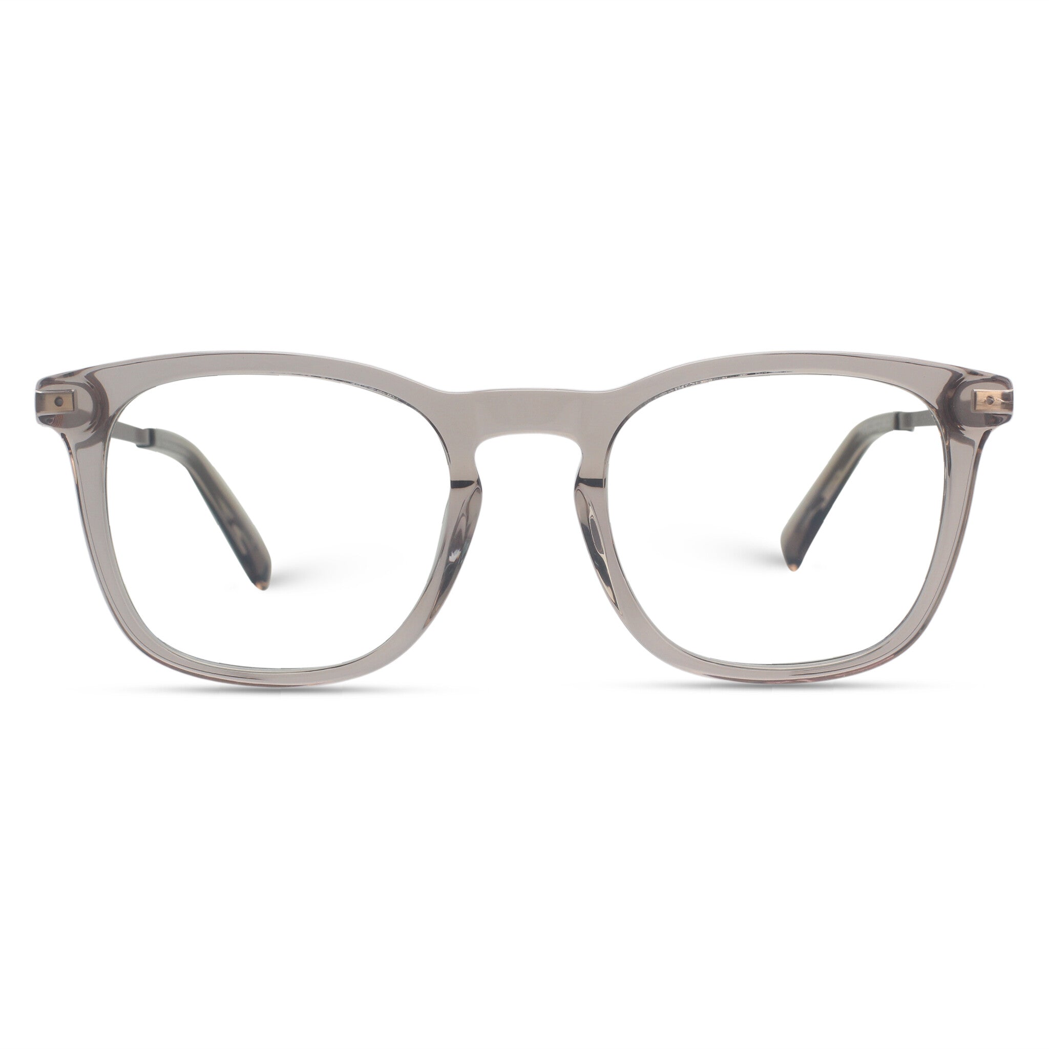 Classic square pink eyeglasses