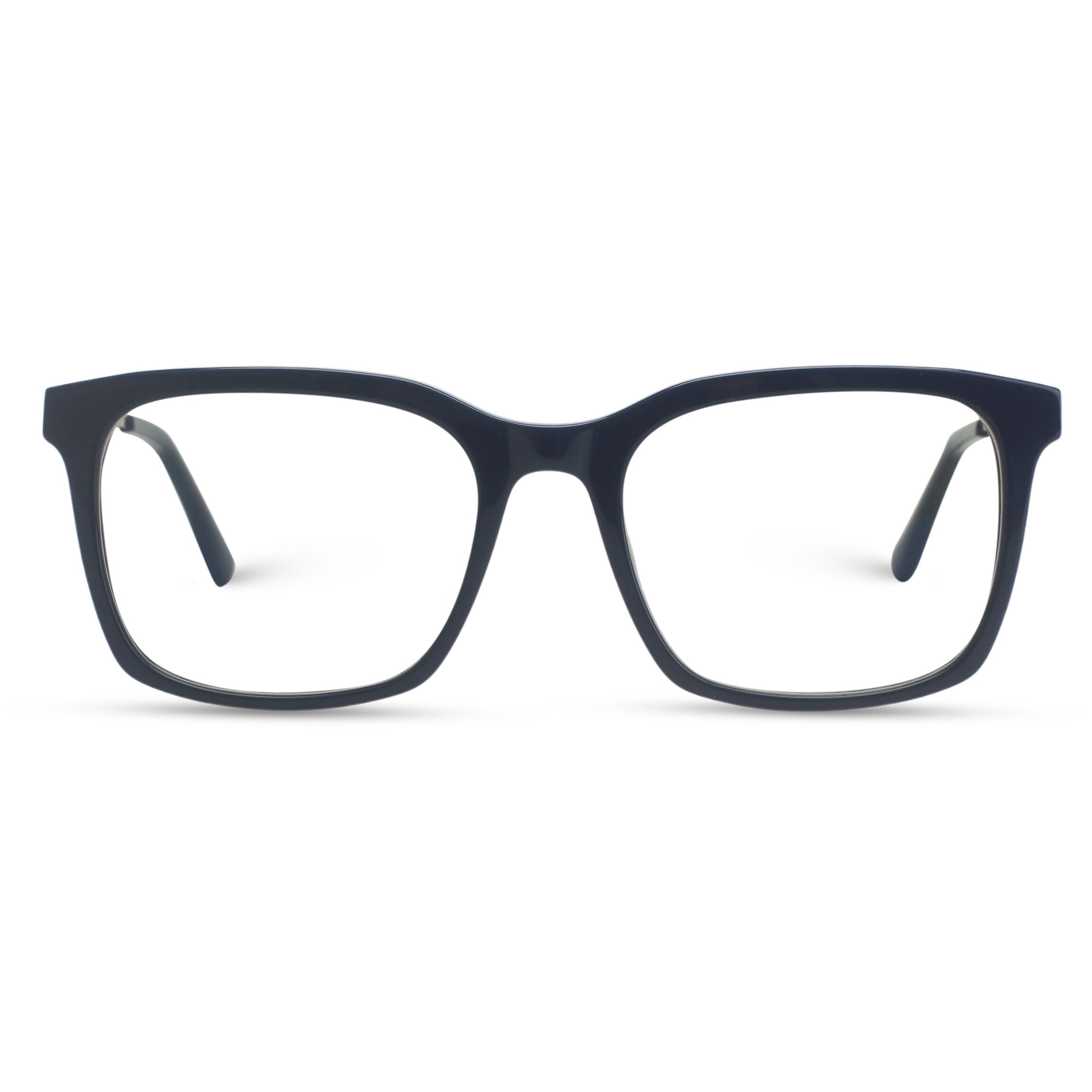Classic square blue eyeglasses