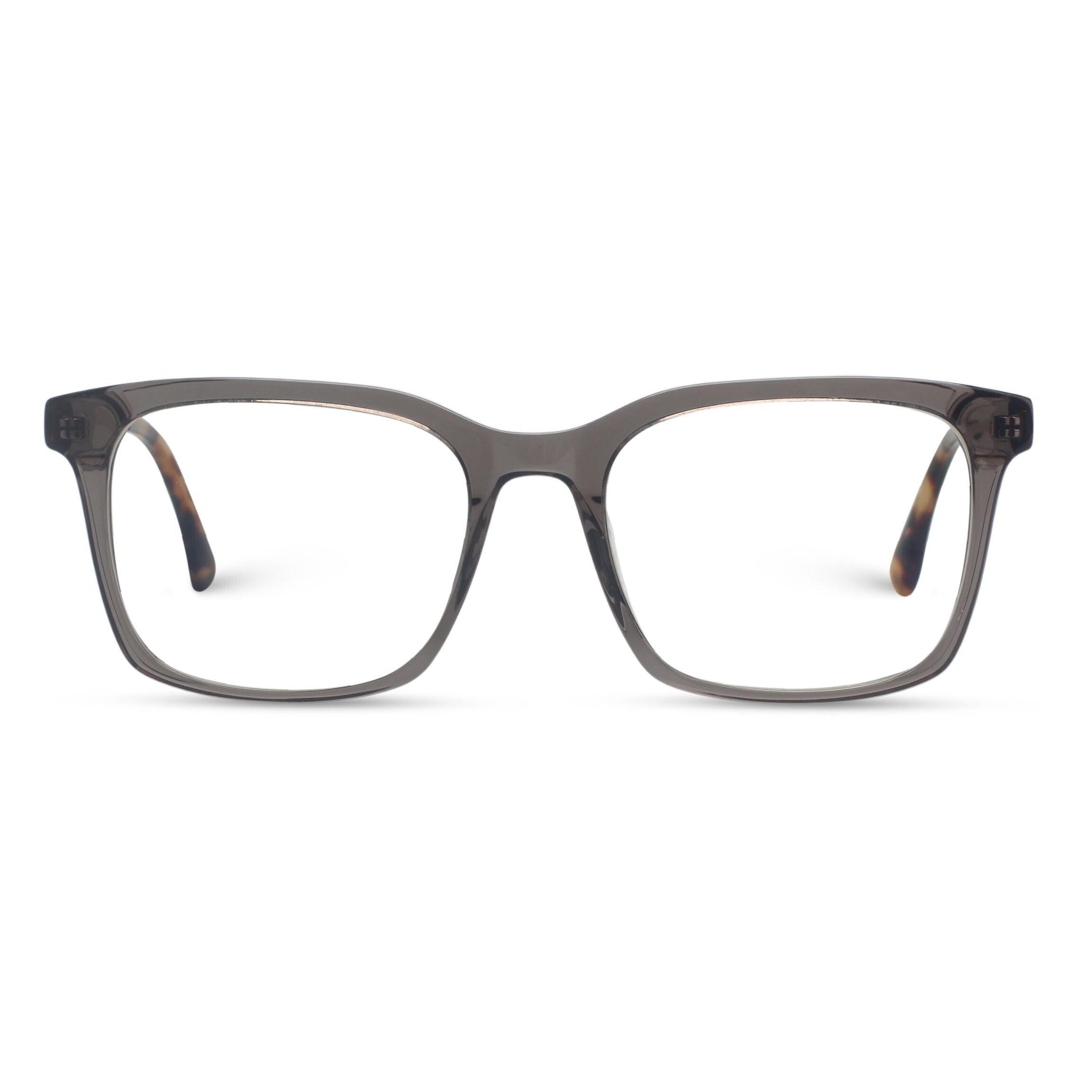 Classic square brown eyeglasses