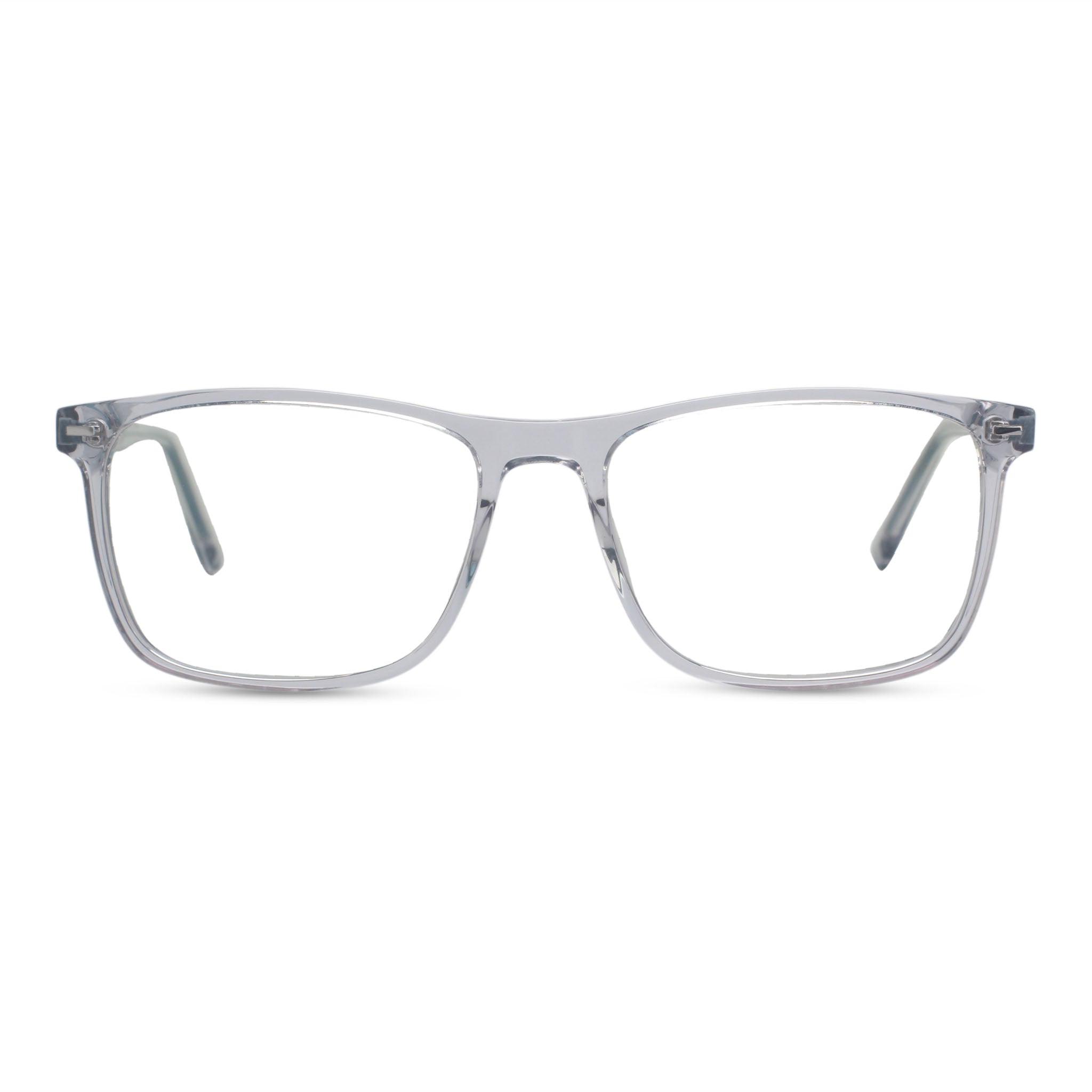Classical rectangle transparent eyeglasses