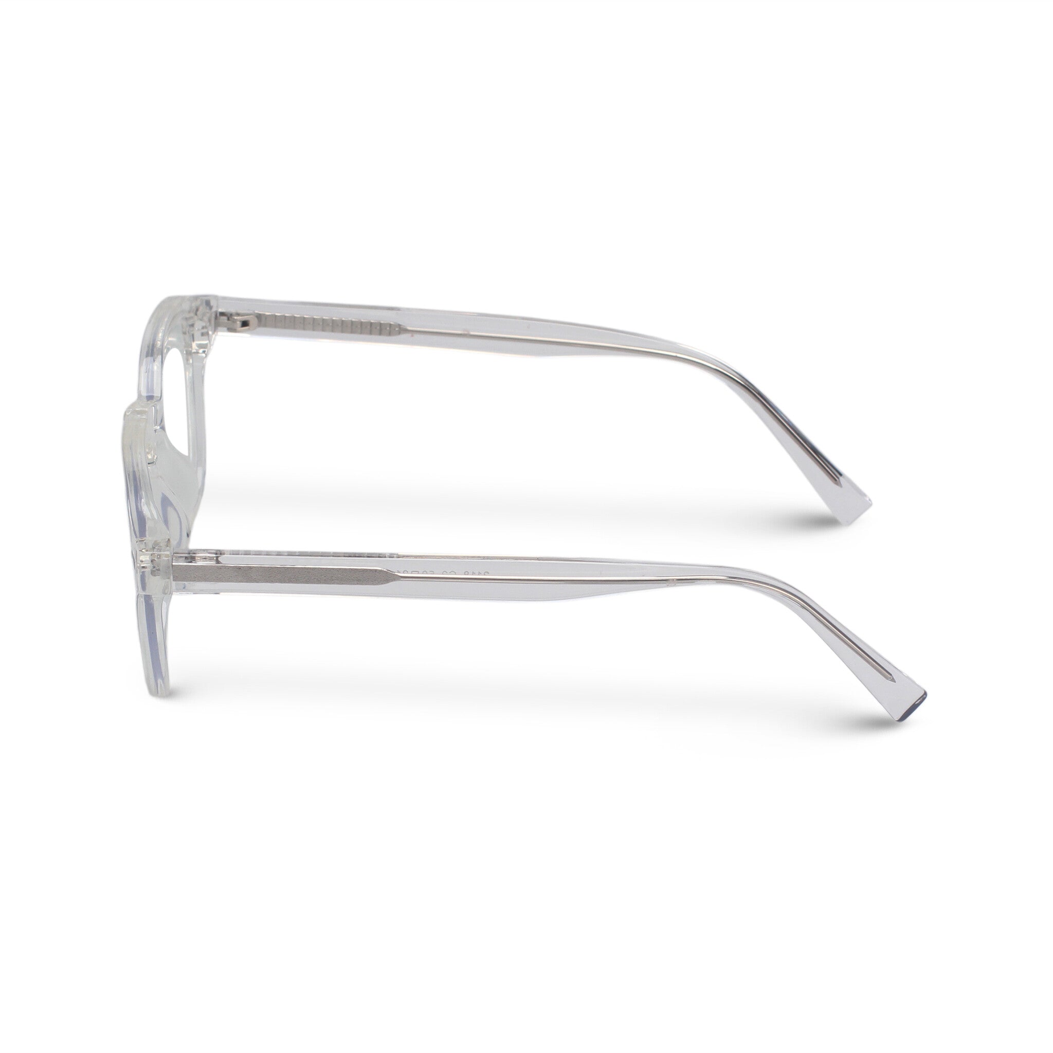 clear transparent square plastic eyeglasses