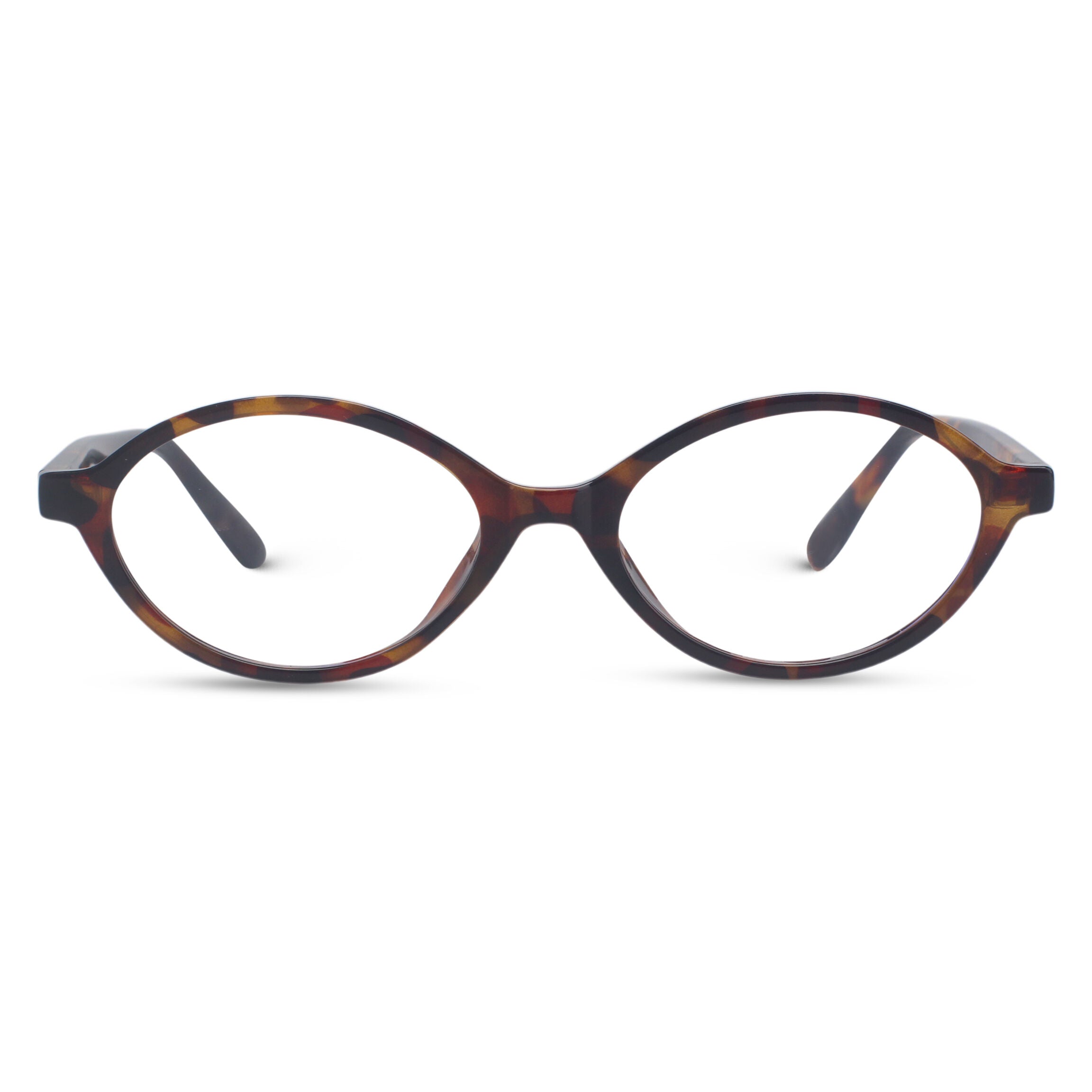 tortoise oval acetate eyeglasses