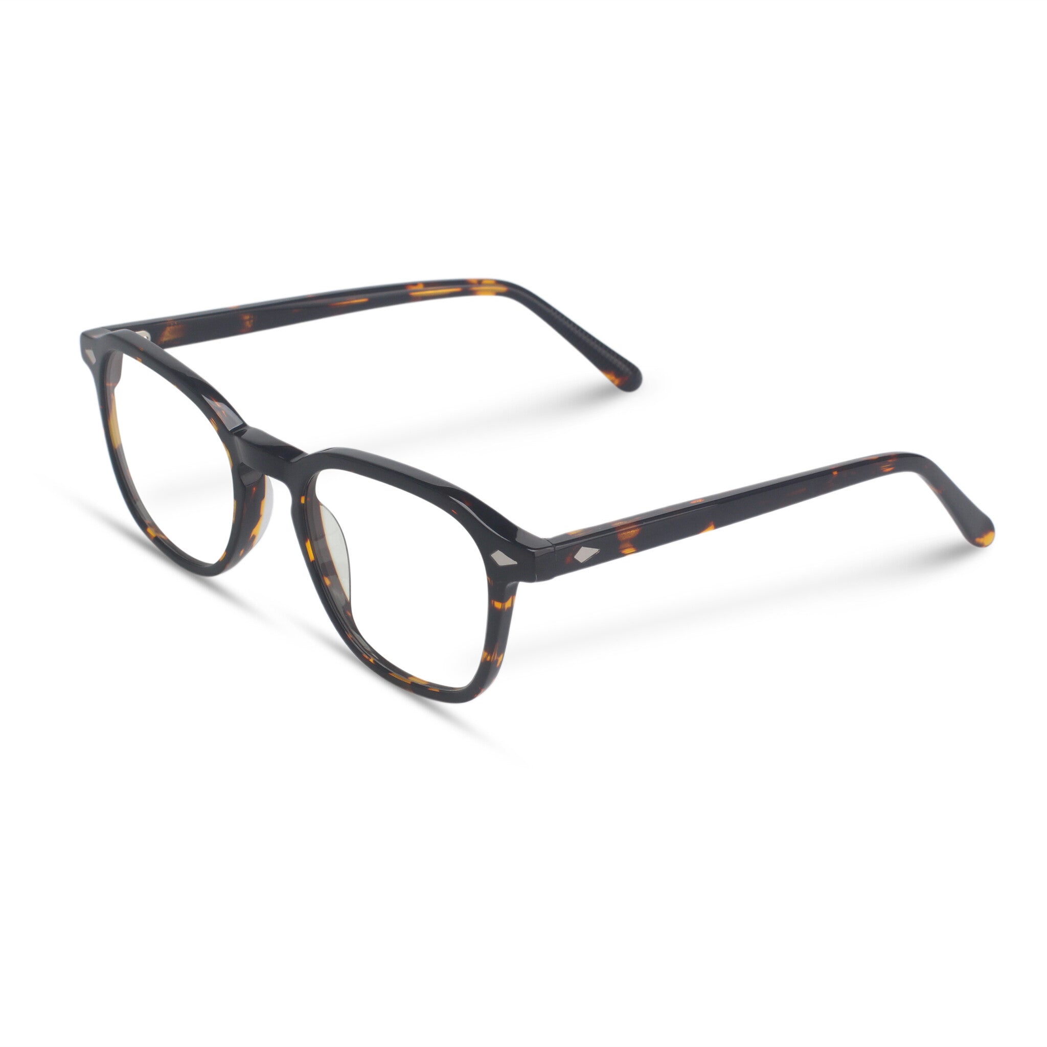 Tortoise plastic eyeglasses