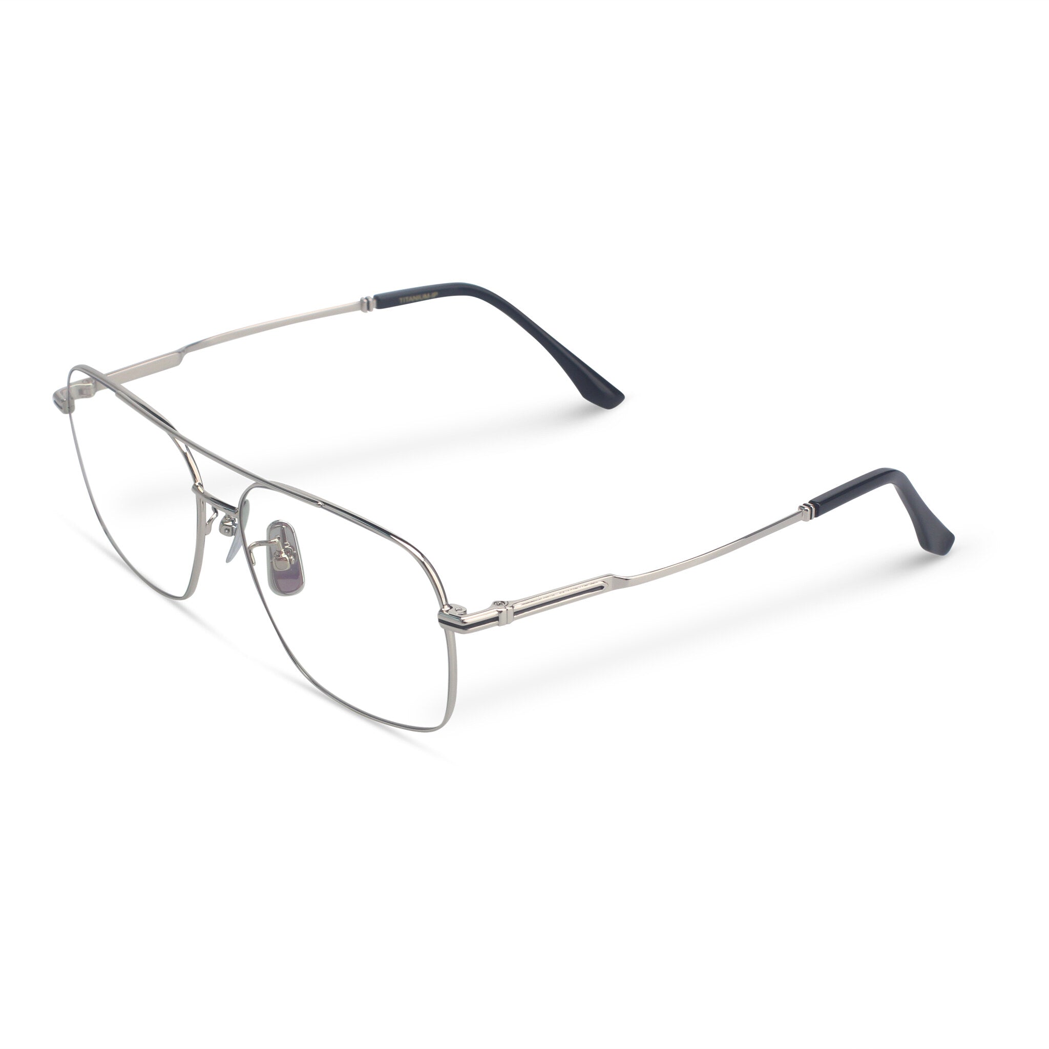 Aviator silver eyeglasses