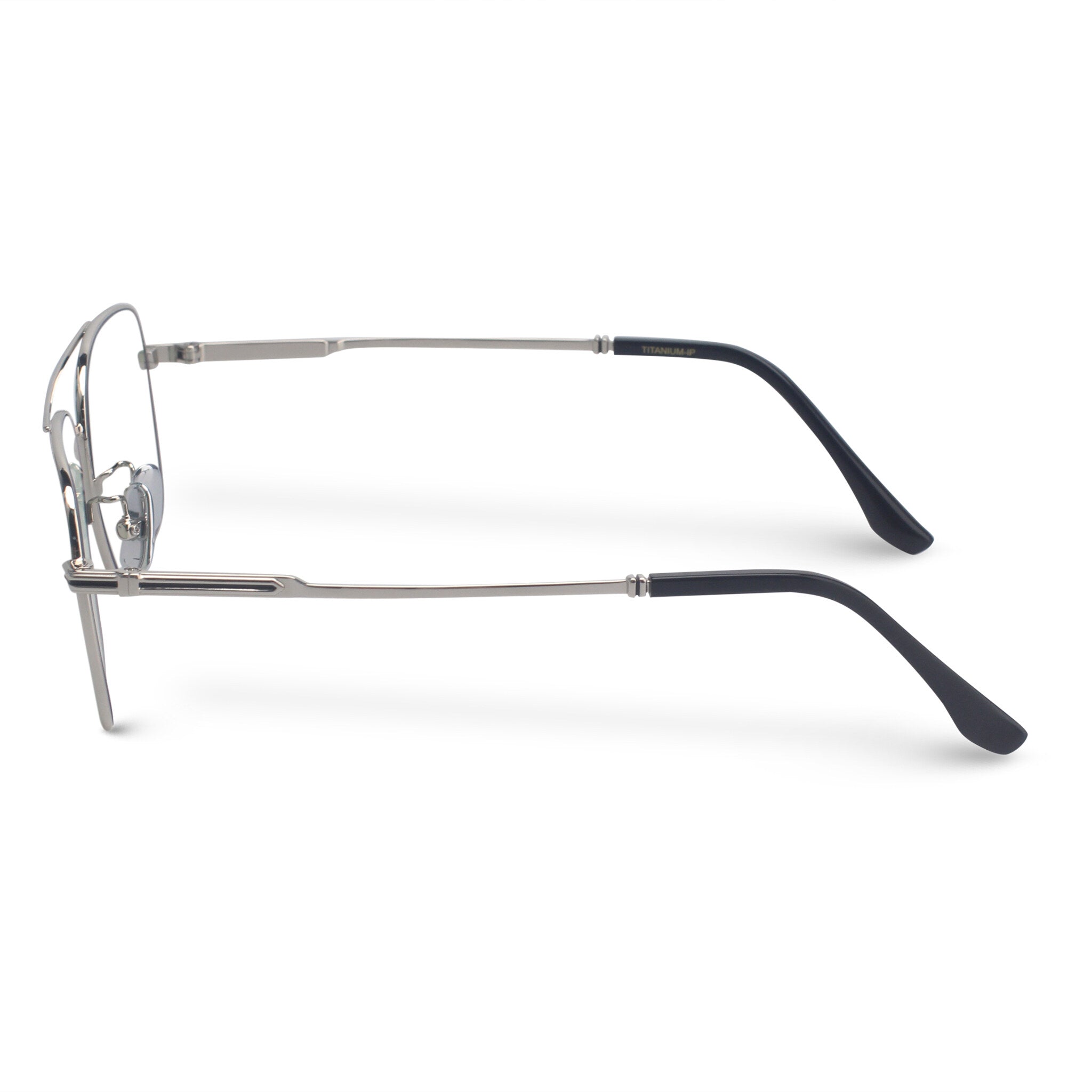 Aviator silver eyeglasses