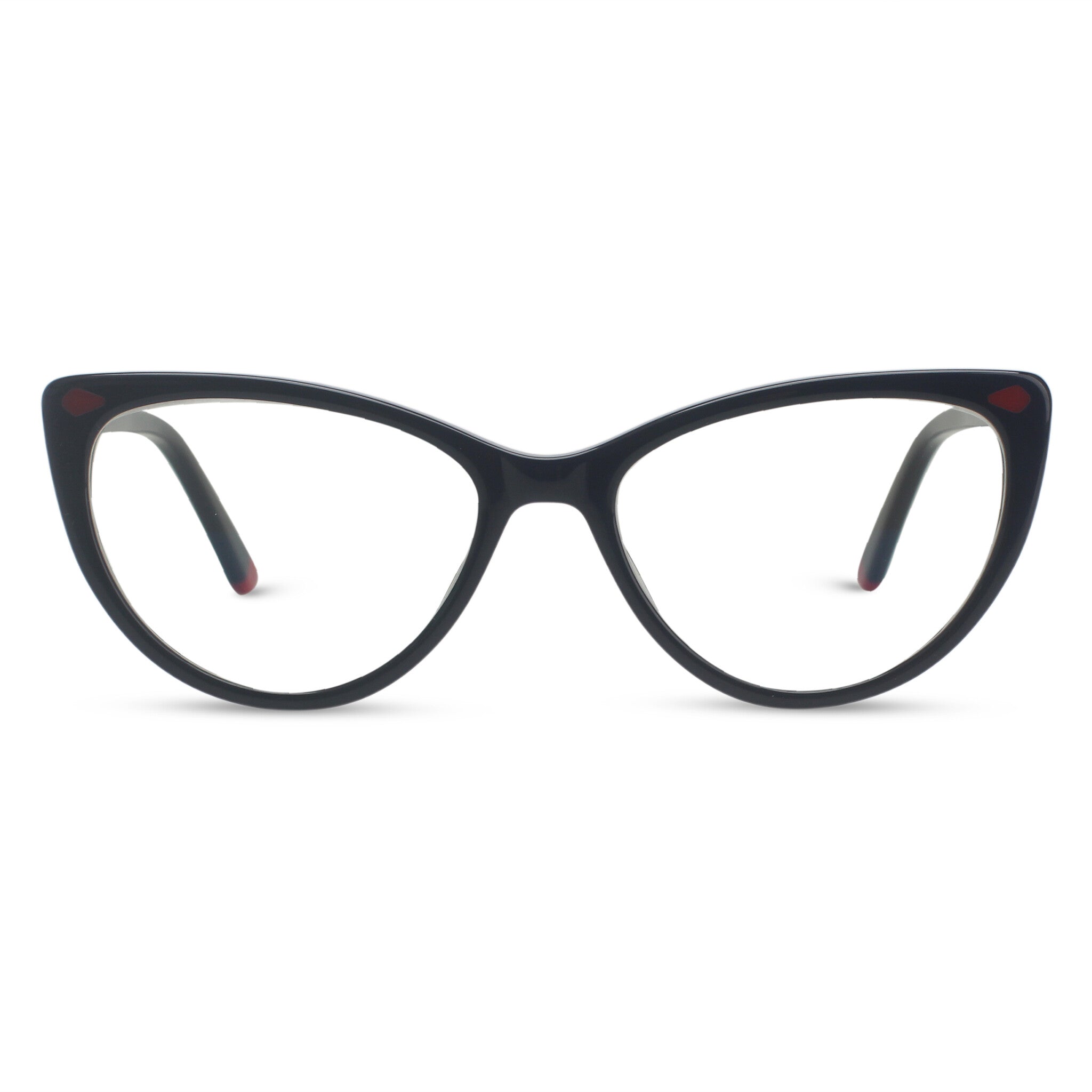 Kids black cat-eye eyeglasses