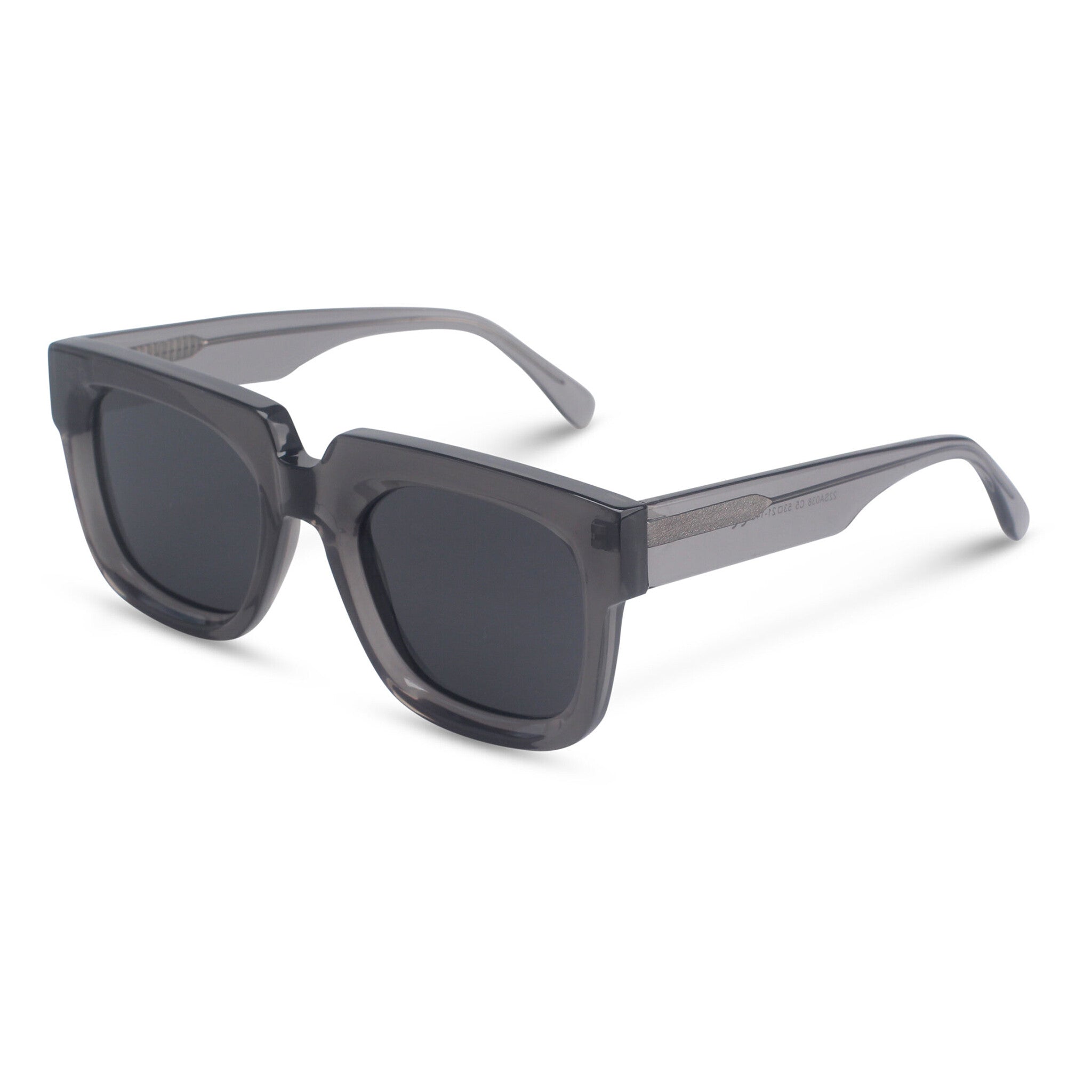 Oversized square grey sunglasses
