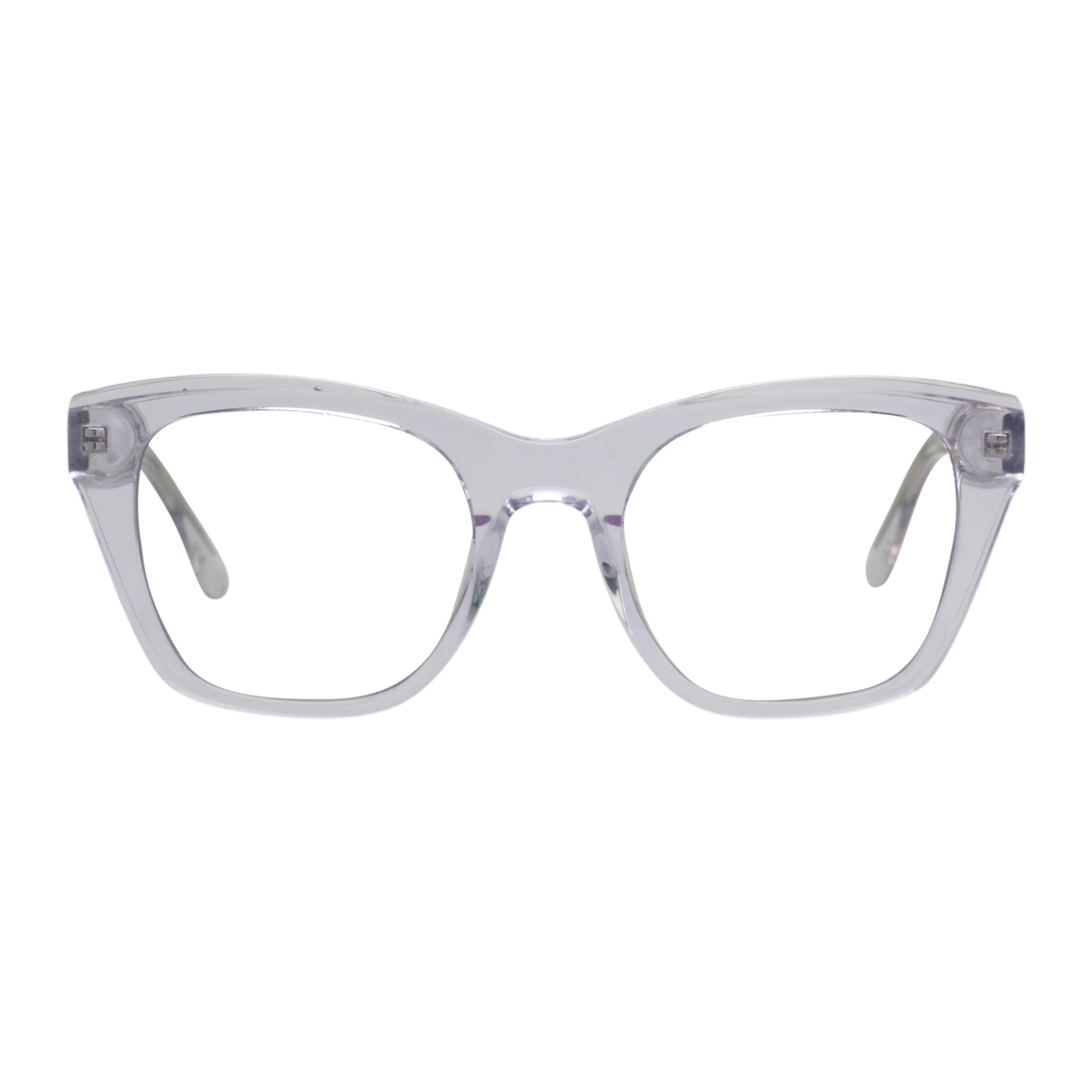 Women cat-eye transparent eyeglasses
