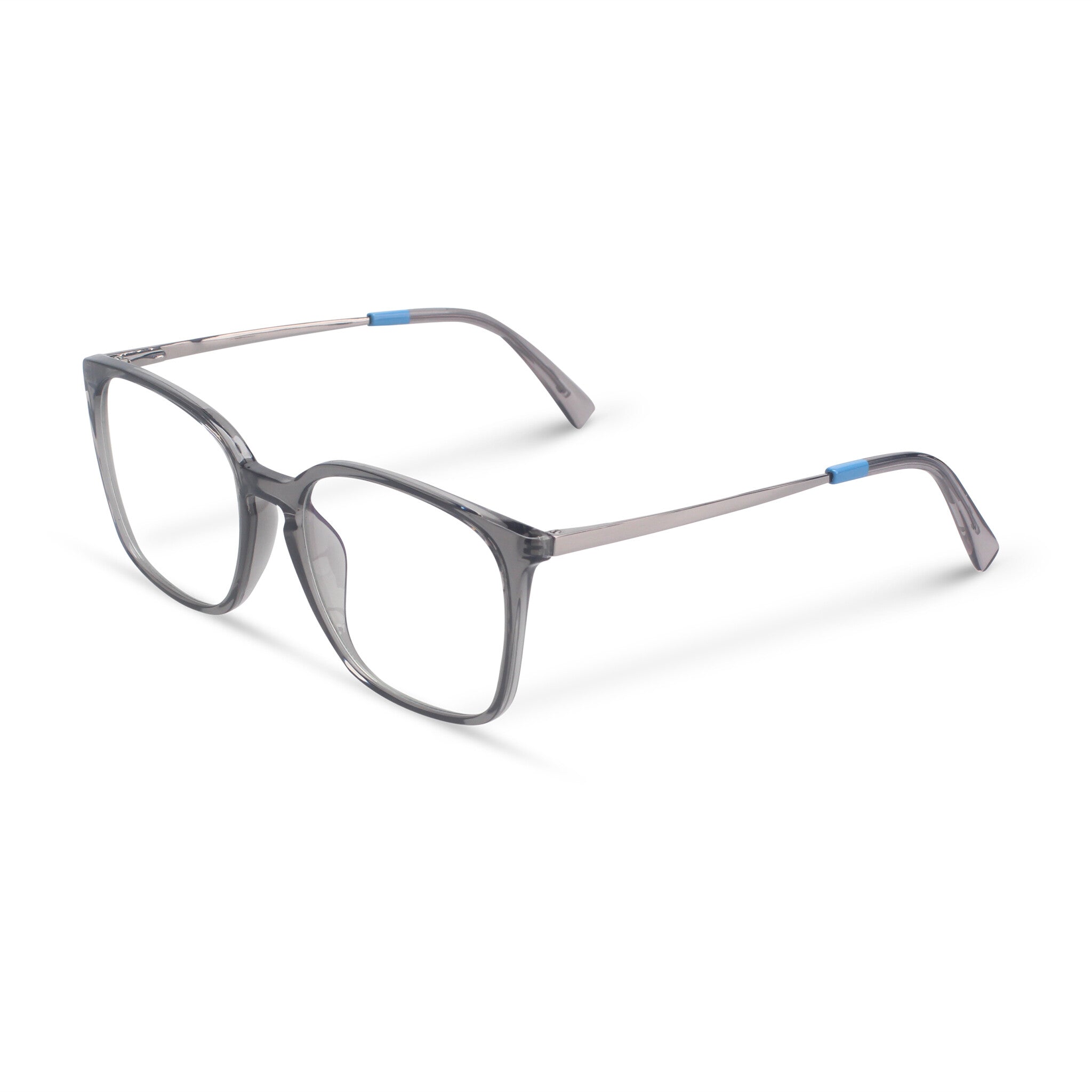 Classic square grey eyeglasses