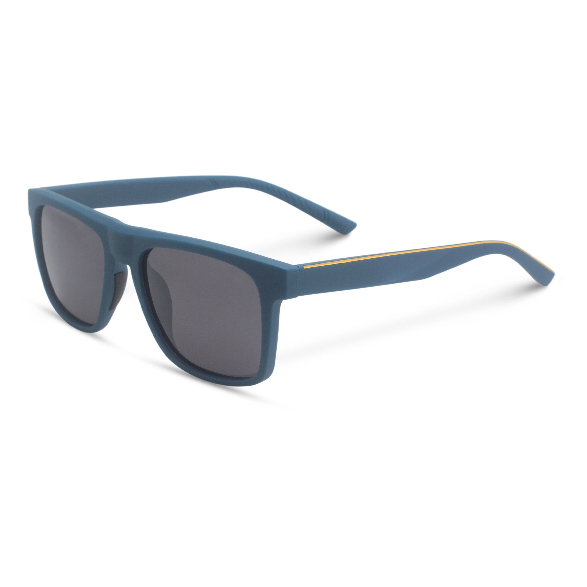 Square blue sport sunglasses