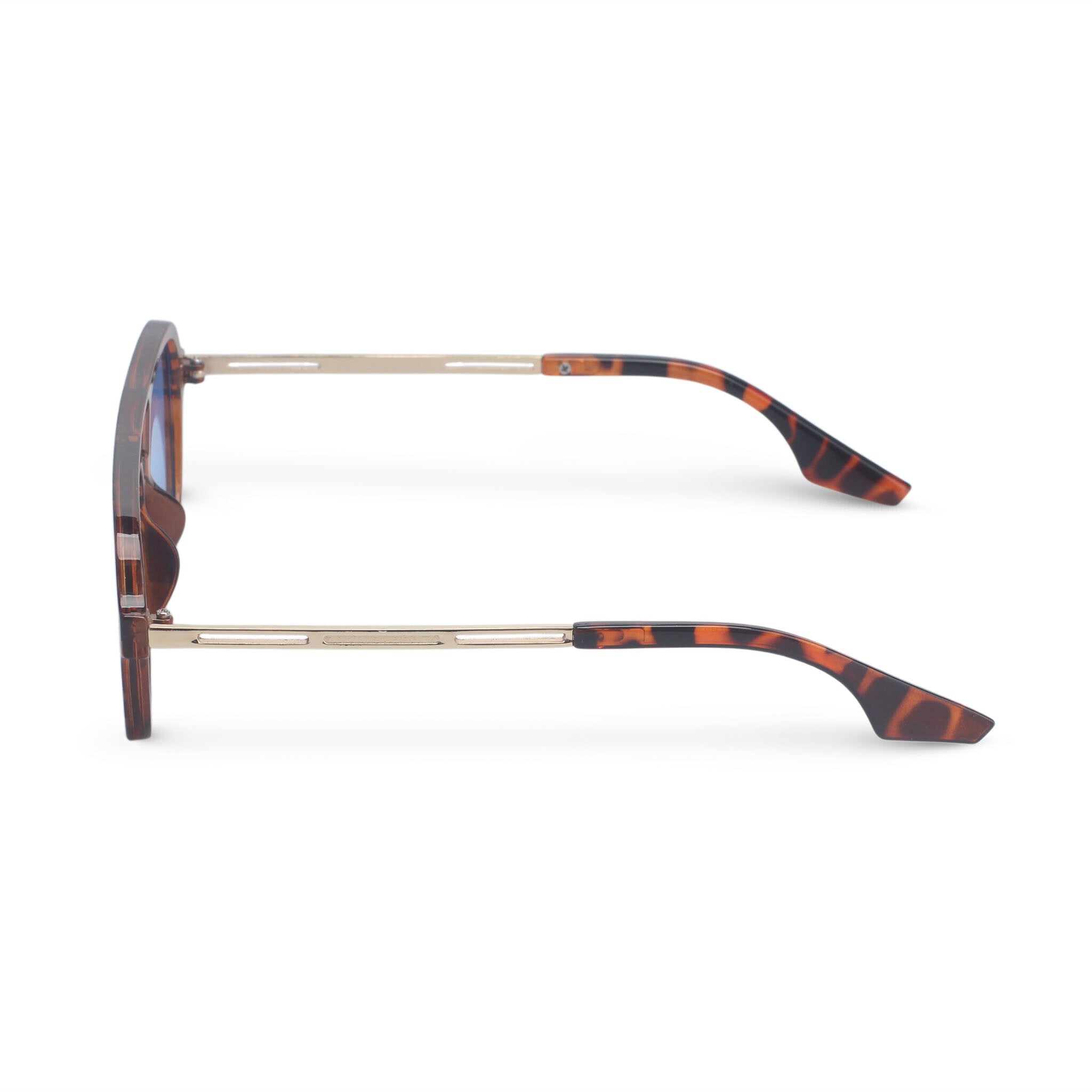 Classic torotise and blue aviator sunglasses