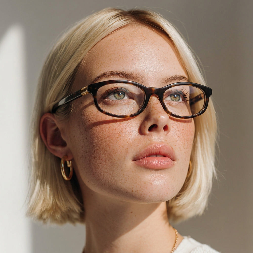 oval tortoise glasses