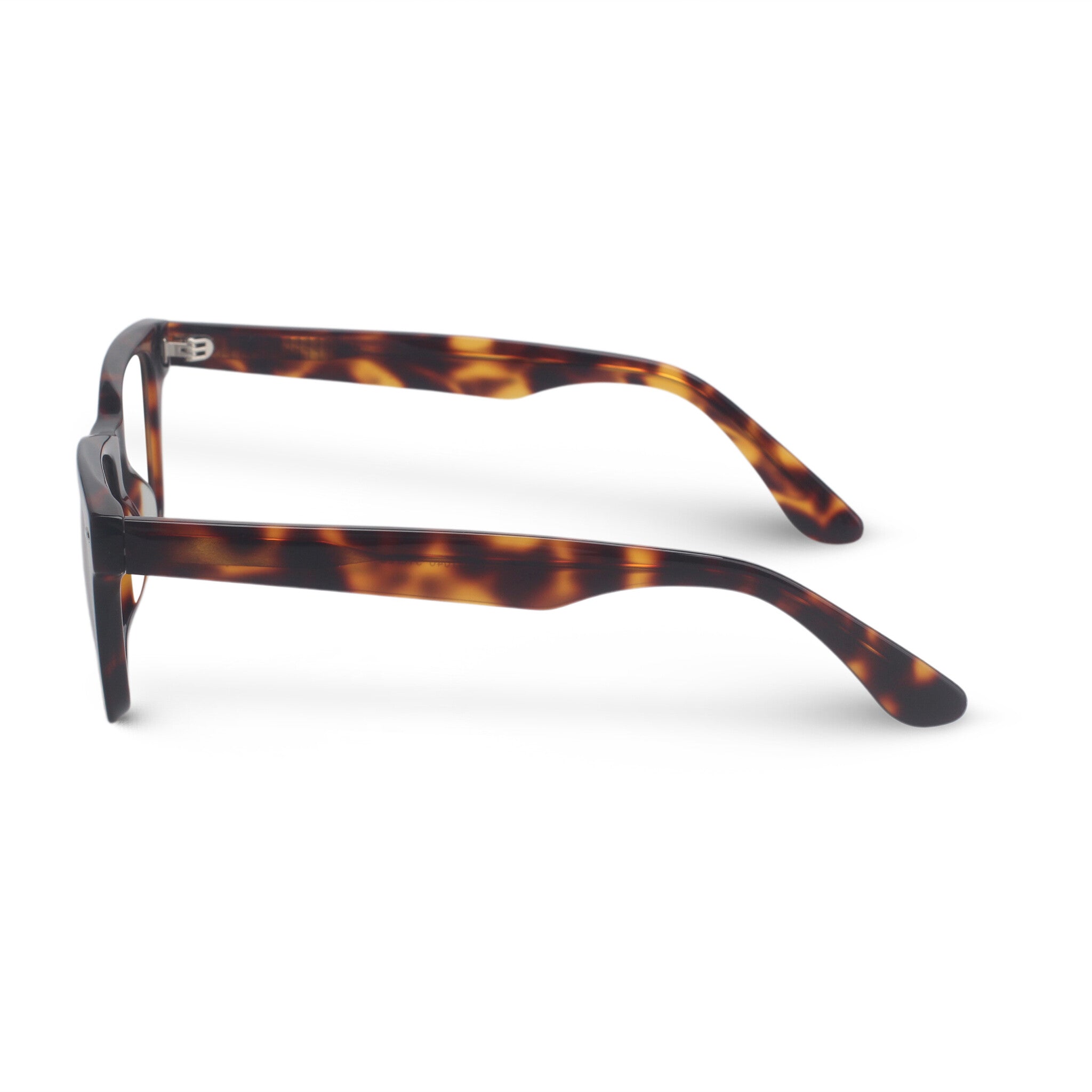 Classical tortoise square eyeglasses