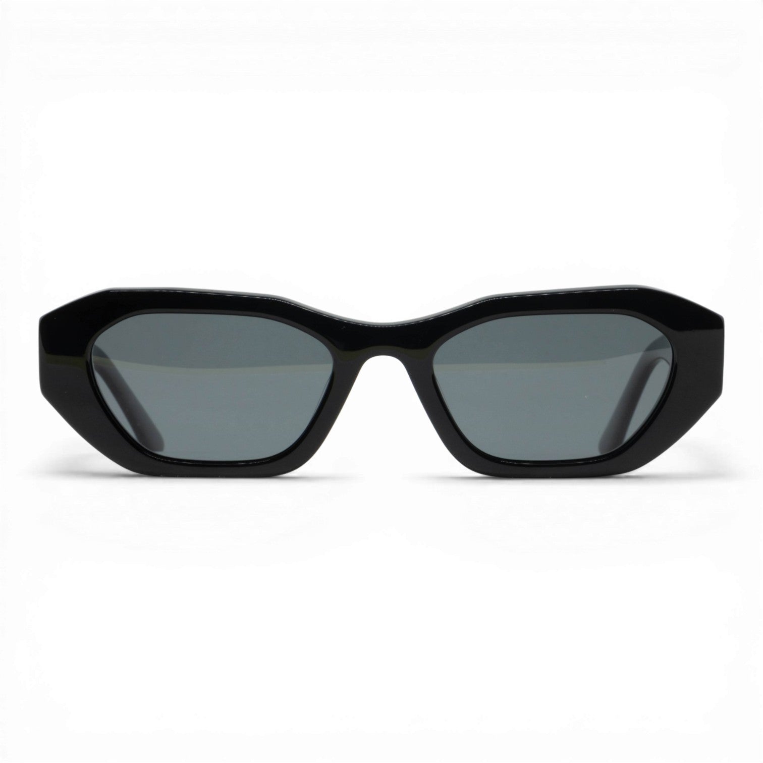 black oval sunglasses