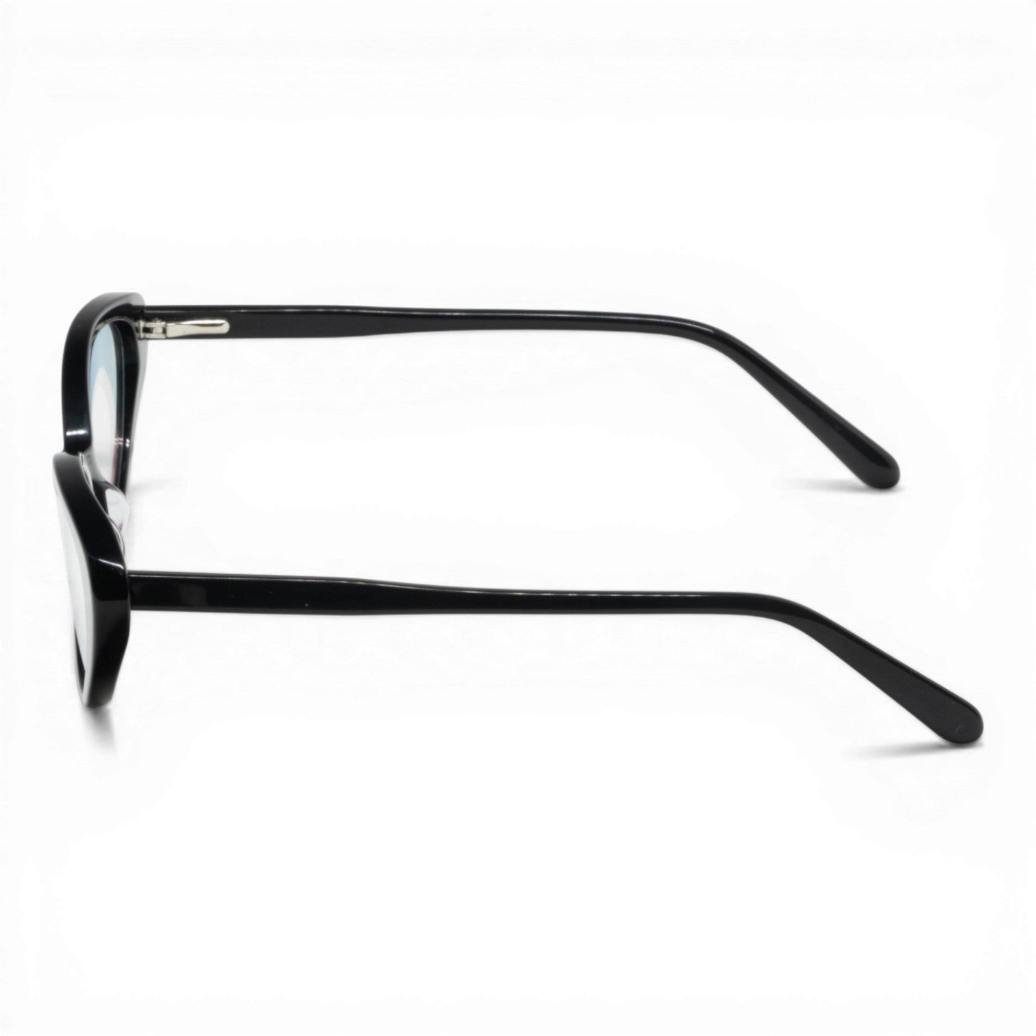 black oval glasses