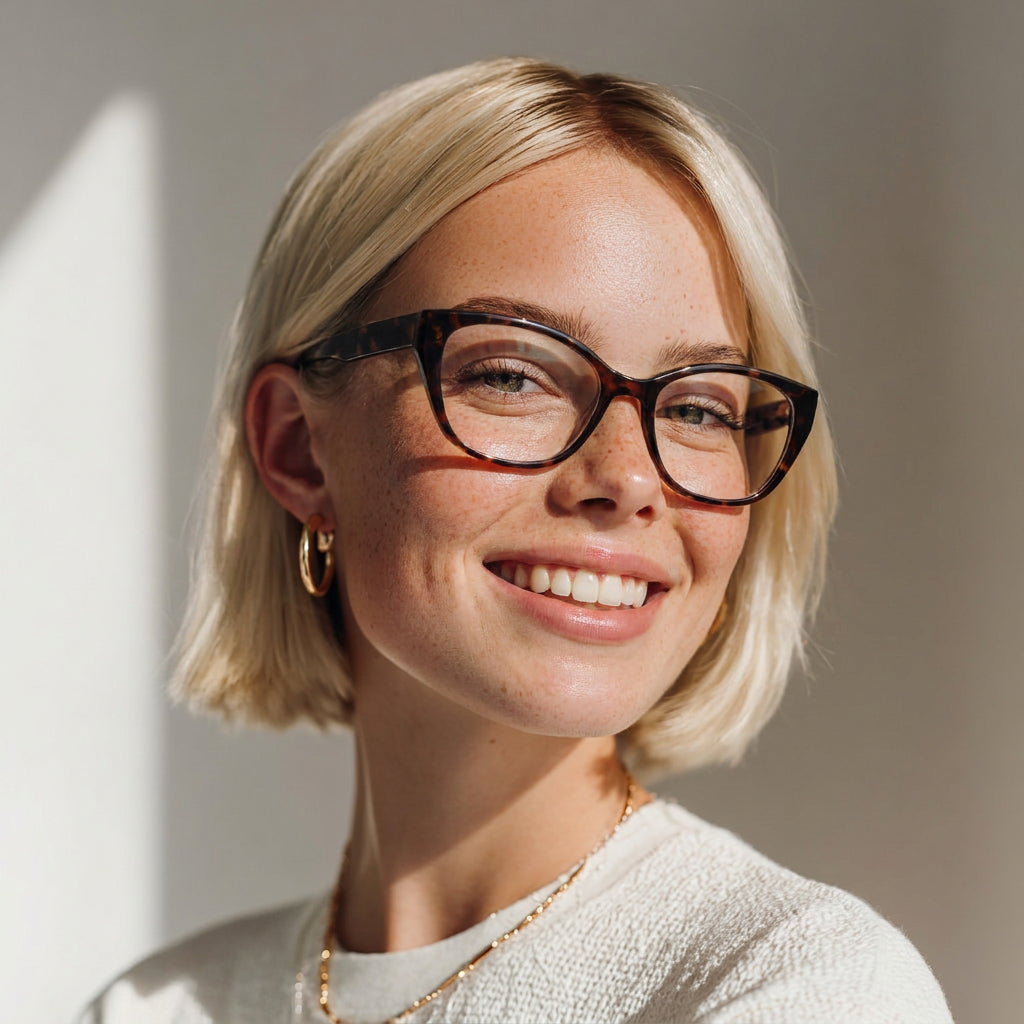 Vinci cat-eye tortoise eyeglasses